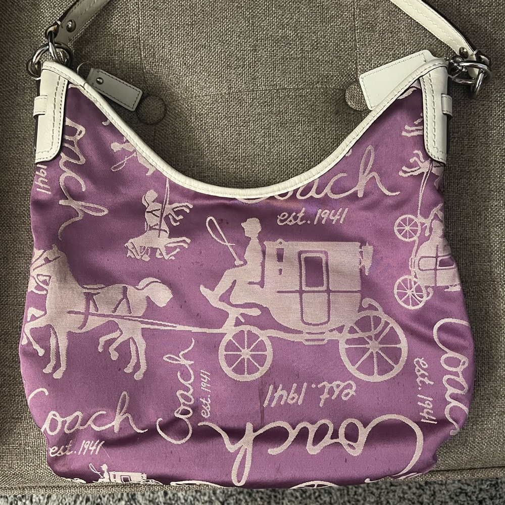 Coach Lavender Shoulder Bag